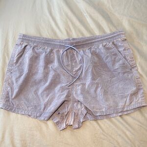 Athleta Light Lavender Athletic Drawstring Shorts